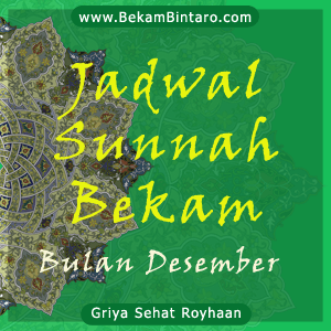 Jadwal Sunnah Berbekam Bulan Desember